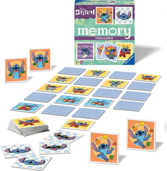 ravensburger Disney Stitch Memory spel 72dlg 6+ 