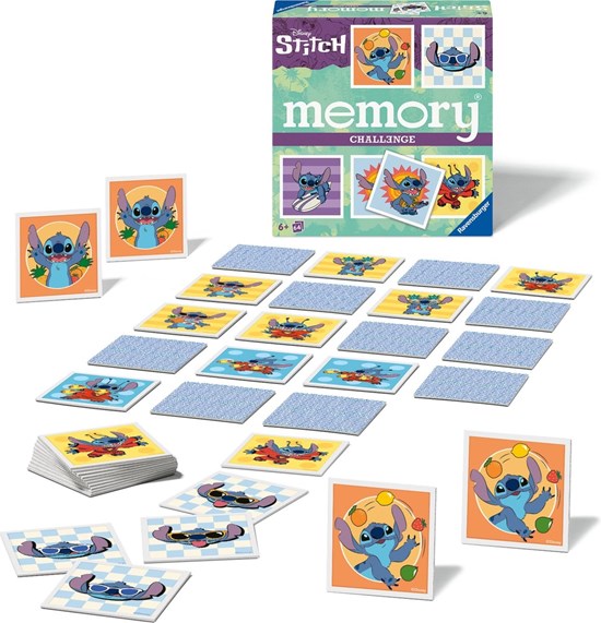 ravensburger Disney Stitch Memory spel 64Kaartjes  6+ 