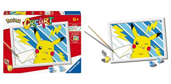 CreArt Pokémon Cheeky Pikachu met Lijst S.O.N. 9+ 
