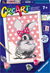 CreArt ravensburger Schilderen op Nummer Cuddly Bunny Konijn met Glinsters 7+ 