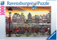 ravensburger Fietsen aan de Amsterdamse Gracht puzzel 1000stukjes 
