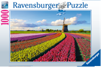 ravensburger Hollands Bloemenveld met Molen puzzel 1000sukjes 