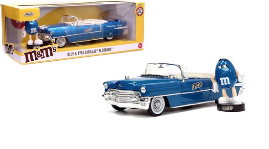 Mr & Mrs. Blue M&M 1956 Cadillac Eldorado 1/24