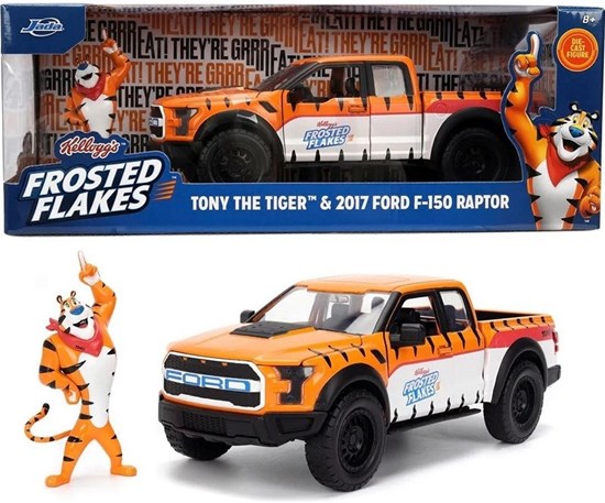 Jada Toys Kellogg`s Die-Cast 1:24, 2017 Ford F150 Raptor 11,5x30,5cm 