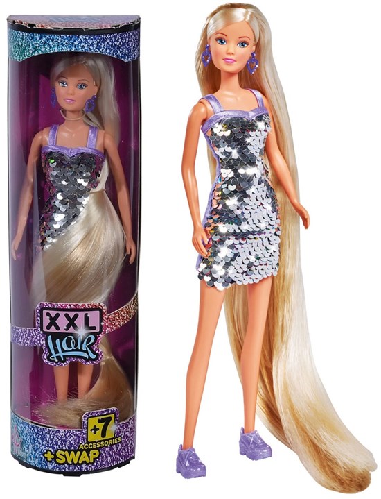 Steffi Love XXL Regenboog haar pop 3+ 