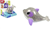 simba ABC Badspeel Dolfijntje Zilver 12mnd+ 