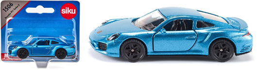 1506 siku Porsche 911 Turbo S Metallic Blauw 3+