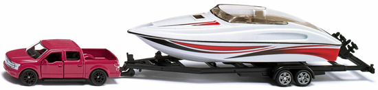 2568 Siku Ford F150 met Speedboot 1/55 