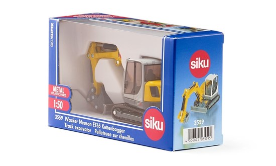3559 siku Wacker Neuson ET65 Rupsgraafmachine schaal 1:50 