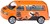 1070 Siku Volkswagen MultiVan Dinosaurs World Oranje 3+ 