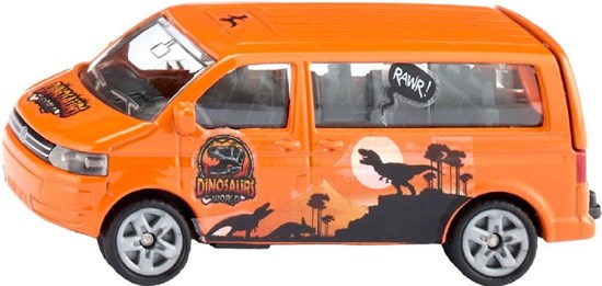 1070 Siku Volkswagen MultiVan Dinosaurs World Oranje 3+ 