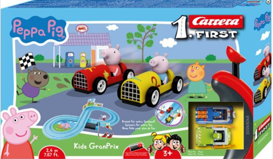 my First Carrera Peppa Pig Kids GranPrix racebaan 3+ (4xC) 