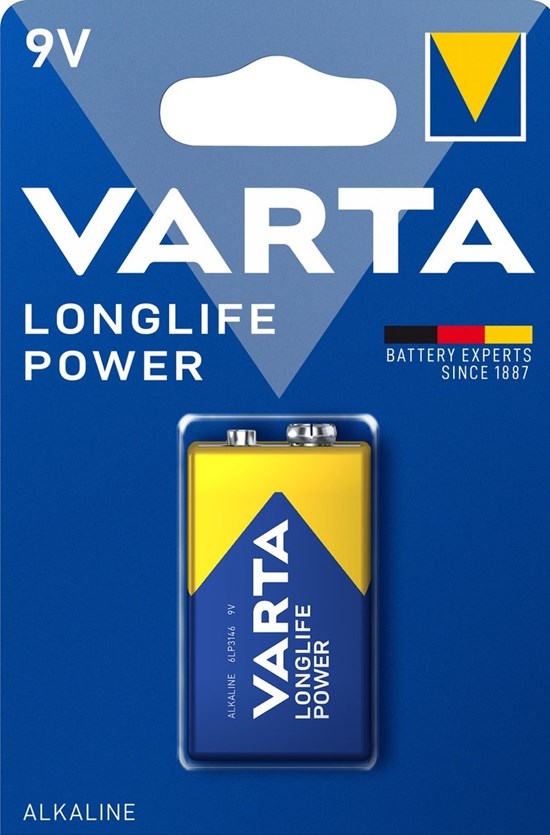Varta 9Volt Blok Batterij LONGLIFE POWER 