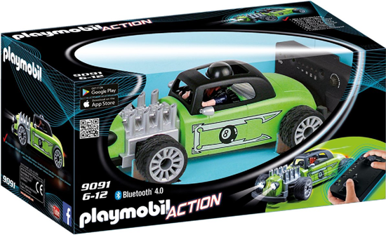 9091 Playmobil RC Auto Rod Racer Groen 6+