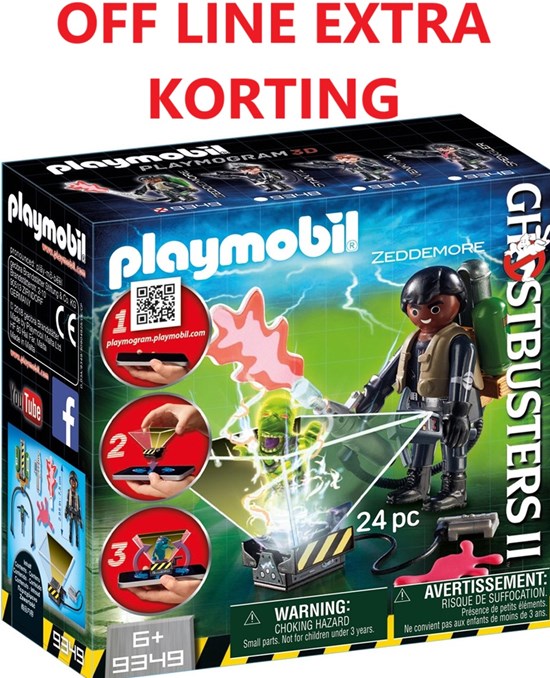 9349 Playmobil Ghostbuster Winston Zeddemore 6+ 