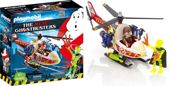 9385 Playmobil Ghostbusters™ Venkman met Helikopter 6+ 