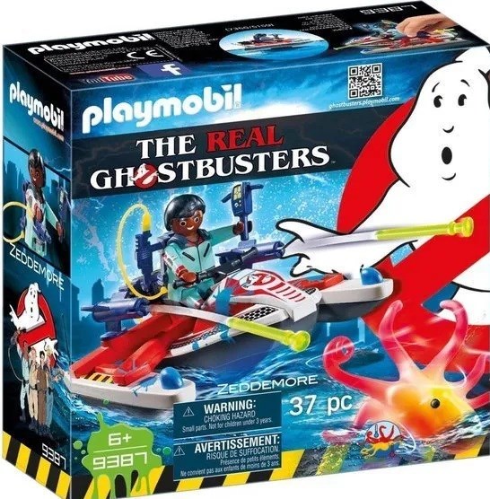 9387 Playmobil Ghostbusters Zeddemore met Waterscooter 6+ 
