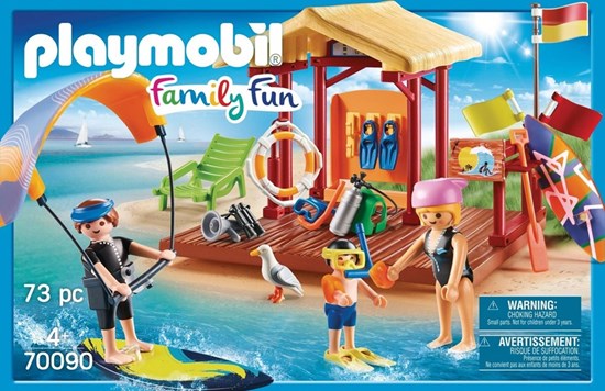 70090 Playmobil Watersportschool 73dlg 4+  