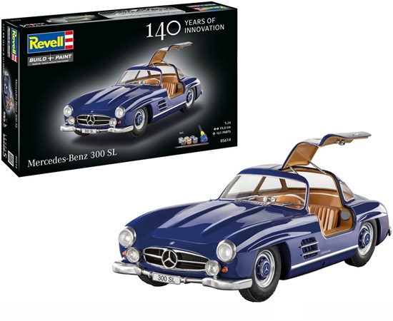05614 Revell Mercedes Benz 300SL Giftset 140 Years of Innovation schaal 1/24 