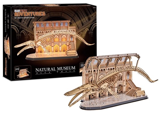 Revell 00620 Tiny Adventures Natural Museum Blue Whale met LED 222dlg 14+