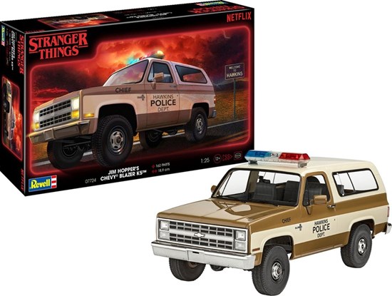 07724 revell Stranger Things Jim Hopper's Chevy® Blazer K5™  162dlg 1/25 