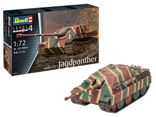 03327 revell Sd.Kfz.173 Jagdpanther tankvoertuig 1/72