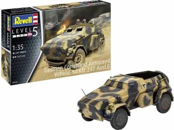 03335 revell German Command Armoured Vehicle Sd.Kfz.247 ausf, B 1/35 247dlg 
