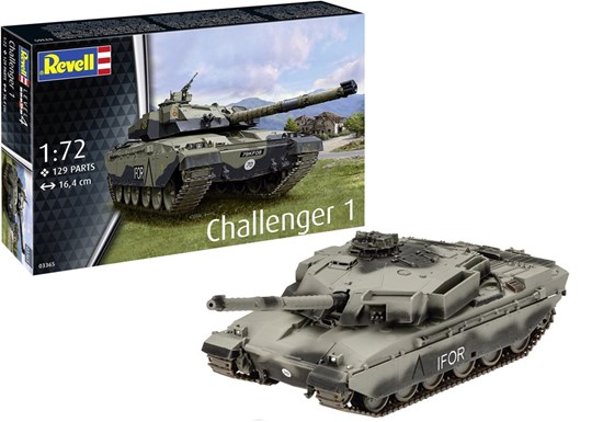 03365 revell Challenger 1 Tankvoertuig 1/72 129dlg 