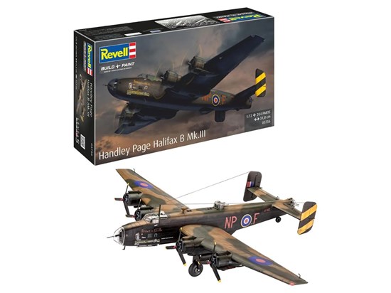 Revell Handley Page Halifax B Mk.III Schaal 1/72 204dlg 13+ 