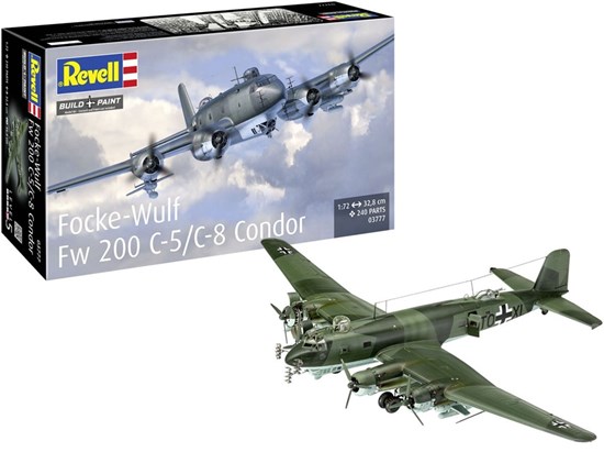 03777 Revell Focke-Wulf Fw 200C-5/C-8 Condor schaal 1/72 240dlg 