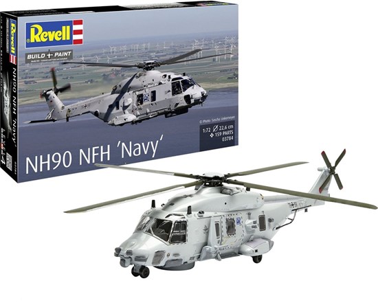 03784 Revell NH90 NFH "NAVY"Helikopter schaal 1/72 159dlg 