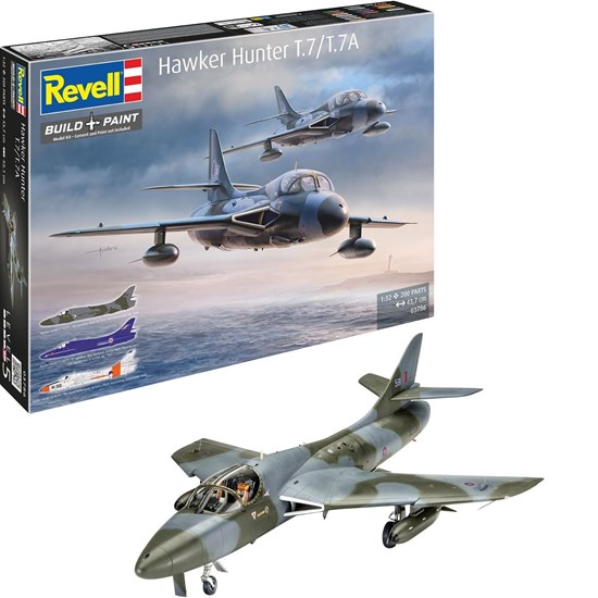 03786 Revell Hawker Hunter T.7/7.7A Build&Paint schaal 1/32 