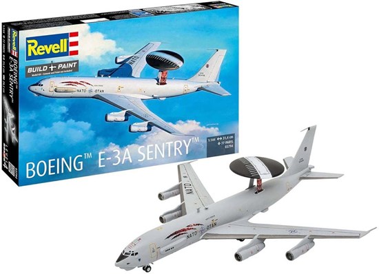 03794 Revell Boeing™ E-3A Sentry Vliegtuig schaal 1/144 
