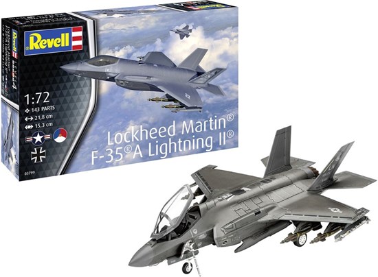 03799 revell Lockheed Martin® F-35® A Lightning II® 1/72 143dlg 