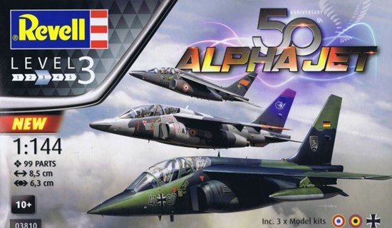 03810 revell 50th Anniversary Alpha Jet 99dlg 1/144 