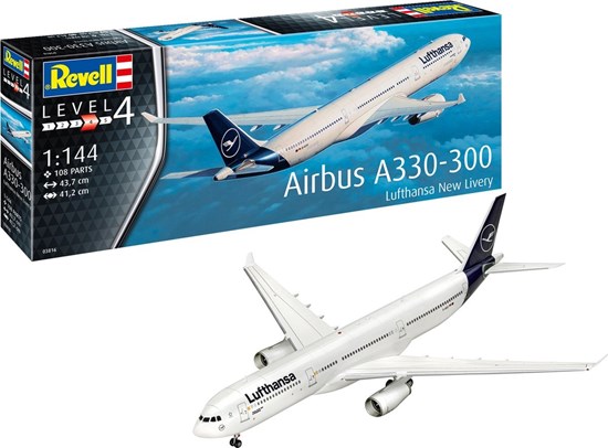 03816 Revell Airbus A330-300 Lufthansa New Livery schaal 1/144 