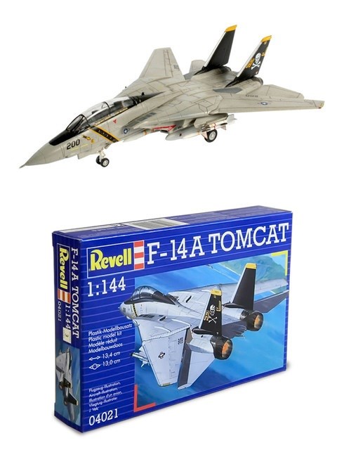 04021 REVELL f-14a Tomcat Straaljager 1/144 49dlg bou