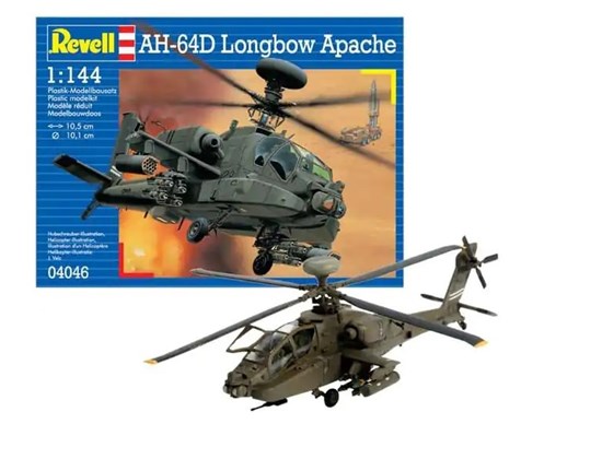 04046 revell AH-64D Longbow Apache Helikopter 1/144 79dlg 