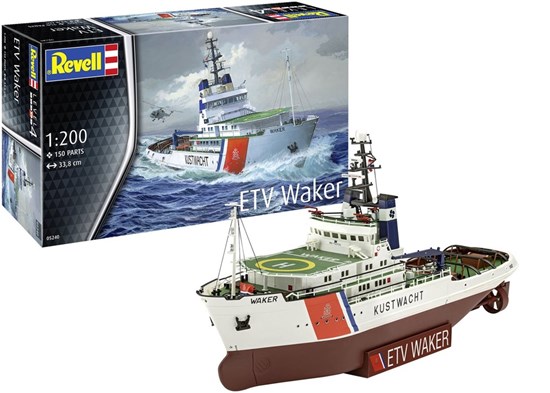 05240 revell ETV Waker Kustwachtboot 1/200 150dlg  