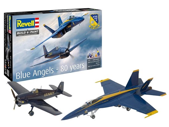 Revell 05613 Blue Angels -80 Years Gift Set 64dlg schaal 1/72
