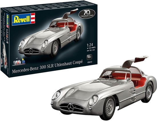 05633 revell  Modelset Mercedes Benz 300SLR Uhlenhaut Coupé 1/24 124dlg 