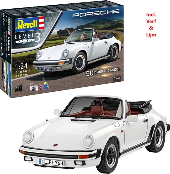 05646 Revell Modelset Porsche 911 50 Years of the G Model 115dlg 1/24 