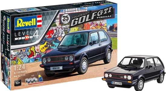 05694  revell 35 JAAR Volkswagen Golf GTI Pirelli incl. Lijm & Verf 1/24
