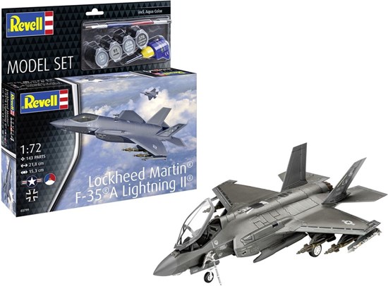 63799 Revell Modelset Lockheed Martin® F-35®A Lightning II® schaal 1/72 143dlg 