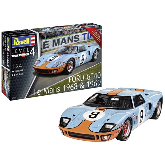 07696 revell Ford GT40 Le Mans 1968&1969 1/24 96dlg