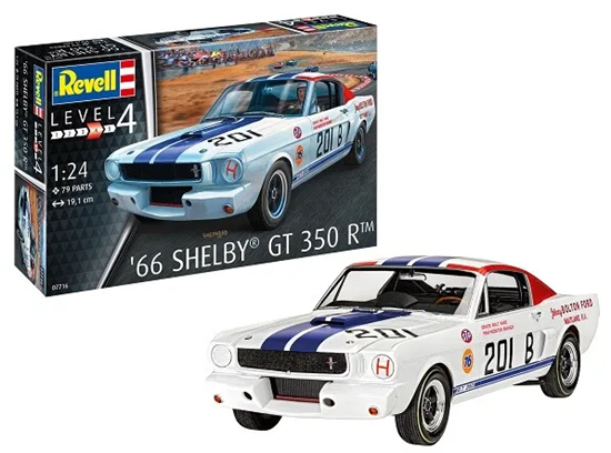 07716 revell '66 Shelby GT 350 Rtm 1/24 79dlg 