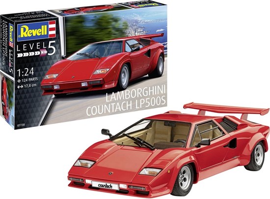 07730 revell Lamborghini Countach LP500S 124dlg 1/24 