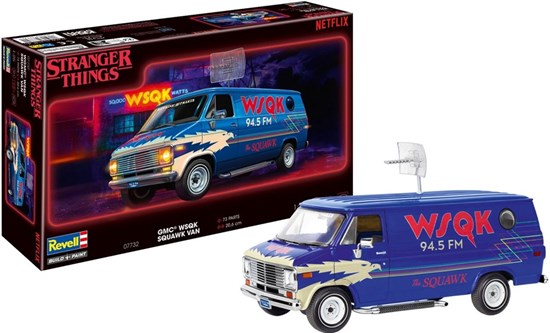 07732 Revell Stranger Things GMC® WSQK Squawk Van schaal 1/25 