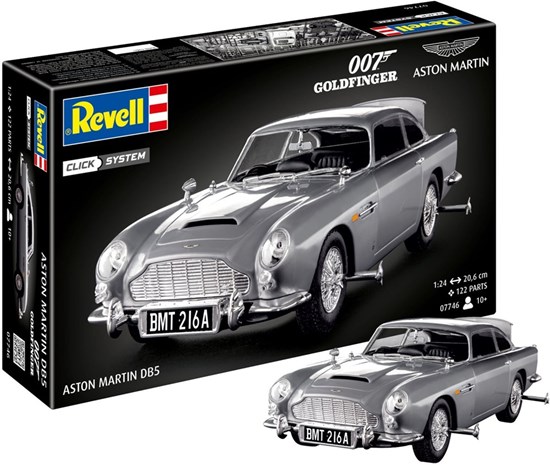 07746 Revell Aston Martin DB5 007 Goldfinger schaal 1/24 122dlg 10+ 