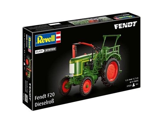 07828 Revell Fendt F20 Dieselross Tractor schaal 1/24 91dlg 10+ 
